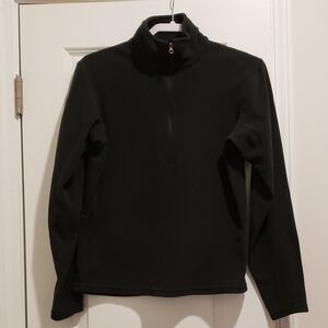 Mountain Hardwear Womens Half Zip Fleece Pullover Size Small Black Polartec